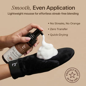 Beauty by Earth kabuki brush detail for precise face blending and smooth finish