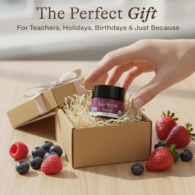 Beauty by Earth lid and label detail showing organic certification clarity