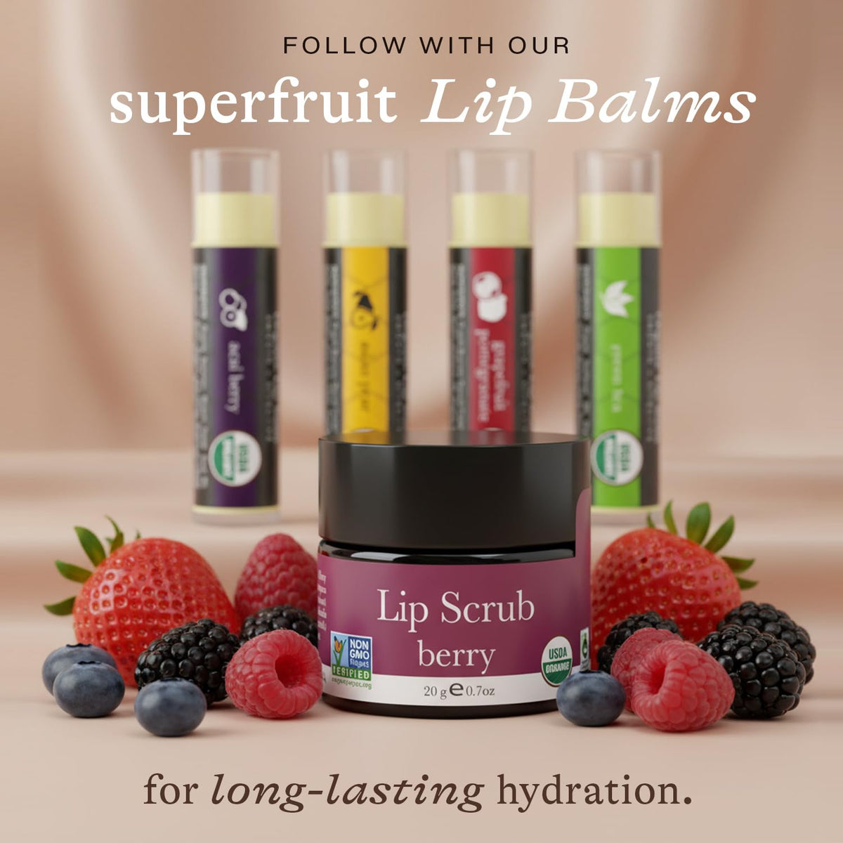 Beauty by Earth lifestyle scene on bathroom counter for daily routine