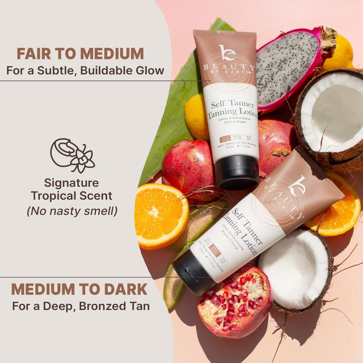 Beauty by Earth lifestyle bathroom routine setting conveying daily-use convenience