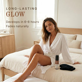 Beauty by Earth mitt wiping hands illustrating mess-free protection