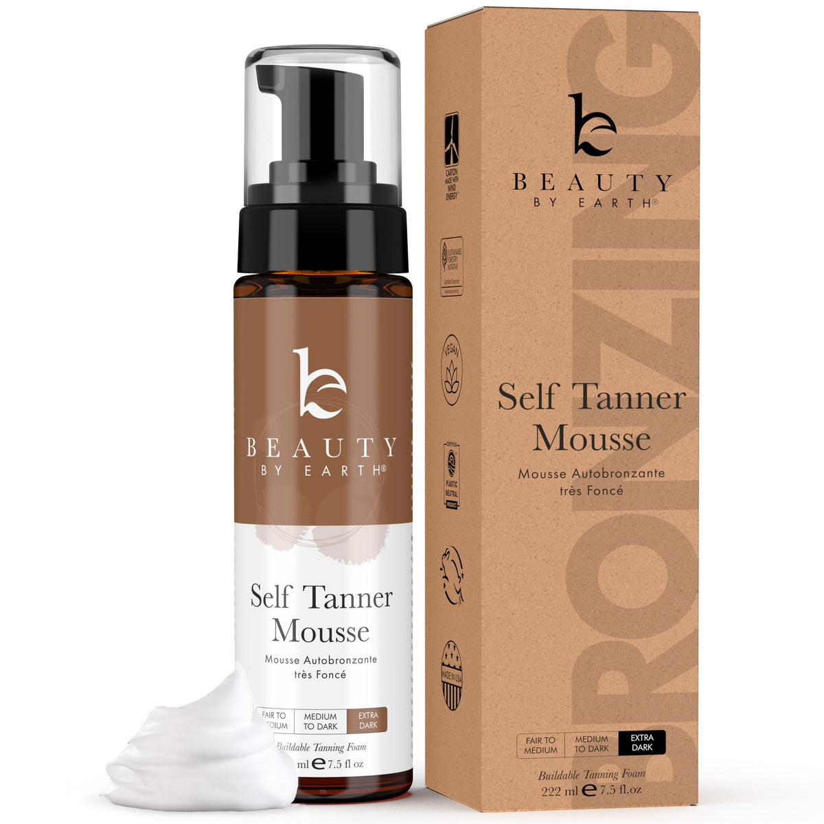 Beauty by Earth front packaging showing clean-label benefit