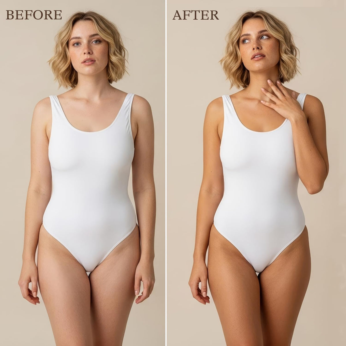 Beauty by Earth lotion texture on skin highlighting lightweight absorption and hydration benefit