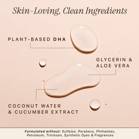 Beauty by Earth fair to medium swatch illustrating natural glow benefit