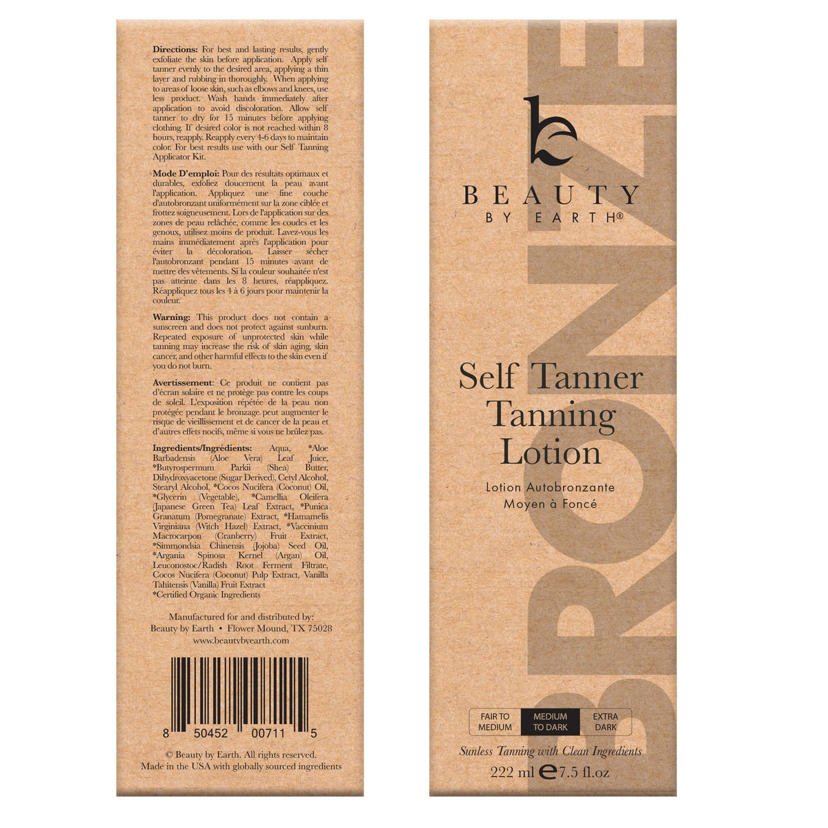 Beauty by Earth kit in beach bag for natural-looking glow and ready-to-go convenience