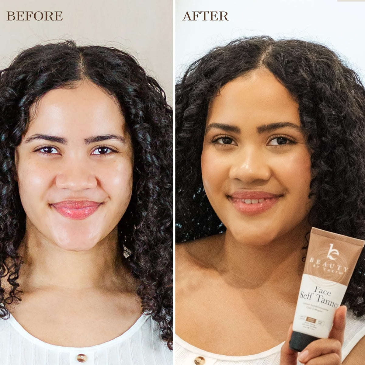 Beauty by Earth cream texture close-up, shows smooth, hydrating formula