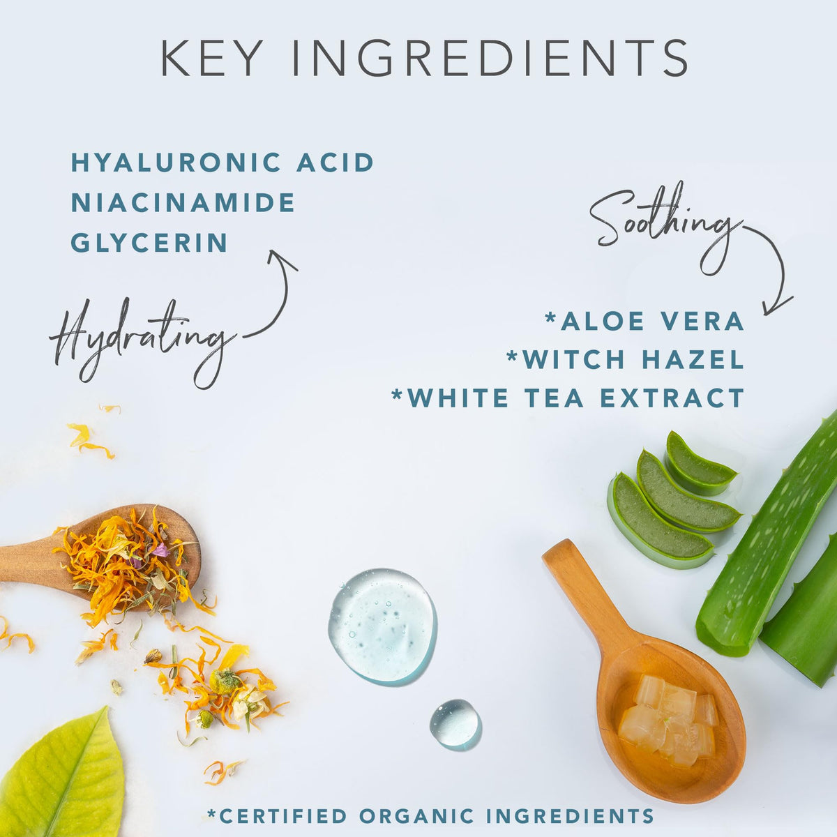 Beauty by Earth label and ingredient list highlighting clean organic formula