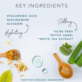Beauty by Earth label and ingredient list highlighting clean organic formula