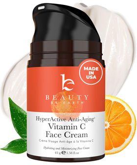 Beauty by Earth jar front view showing label and clean organic branding for trust