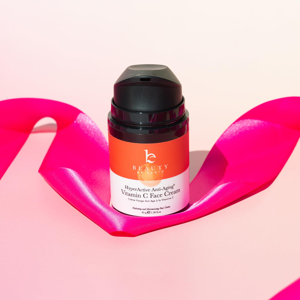 Beauty by Earth on a bathroom vanity illustrating daily skincare routine benefit