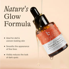 Beauty by Earth serum texture close-up showing lightweight absorbent finish