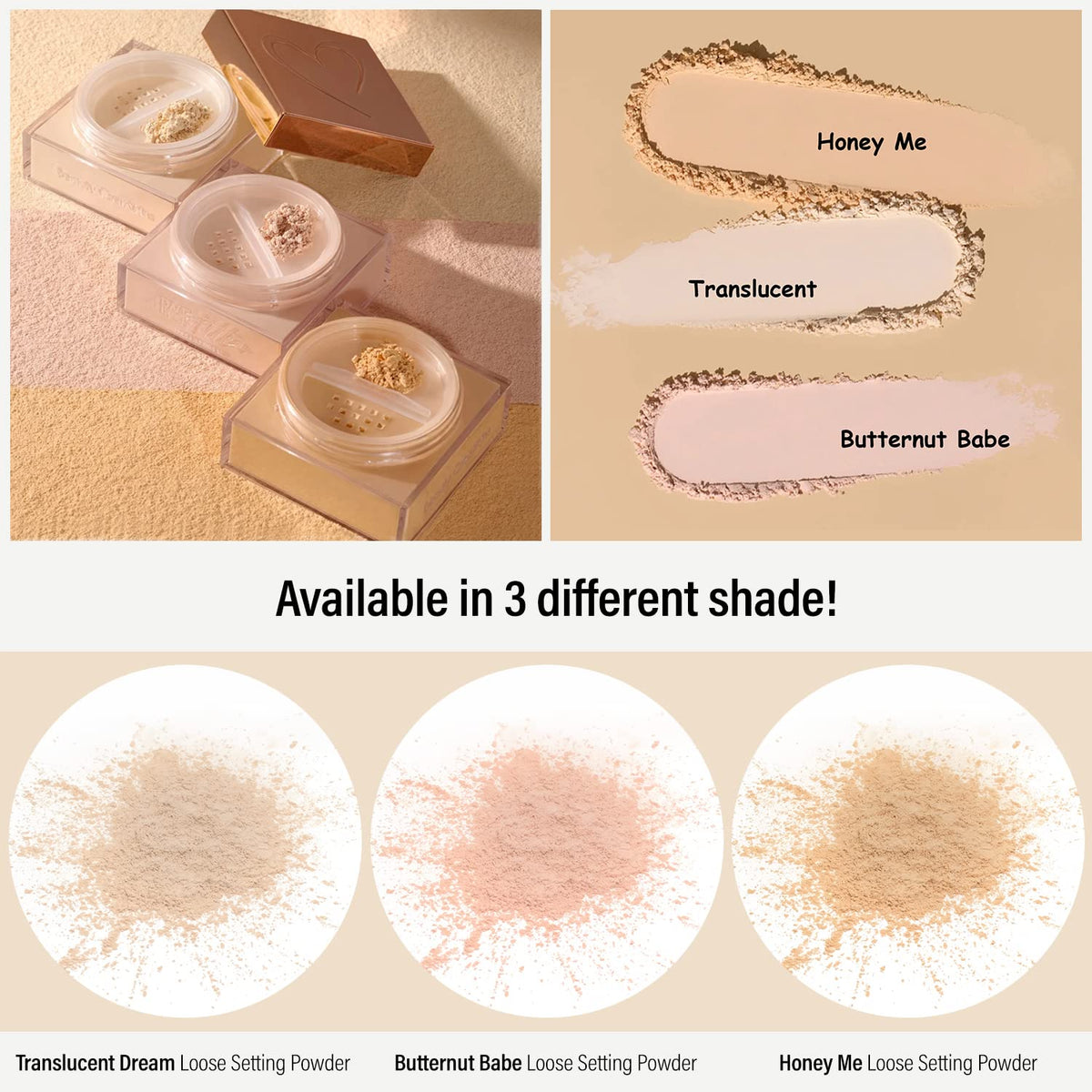 Beauty Creations brush pressing powder into skin demonstrating even, non-cakey application