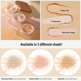 Beauty Creations brush pressing powder into skin demonstrating even, non-cakey application