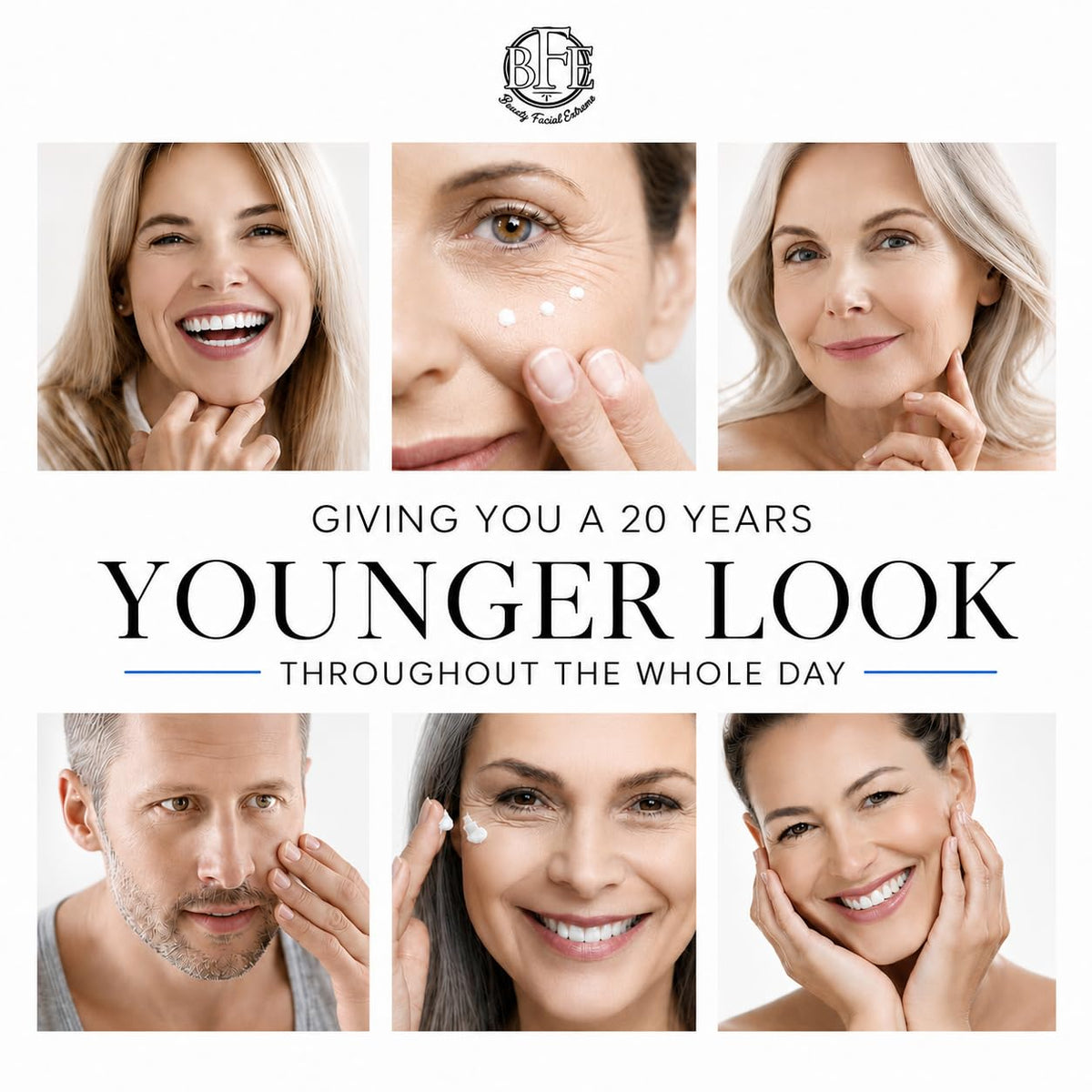 Beauty Facial Extreme size comparison with coin illustrating travel-friendly benefit