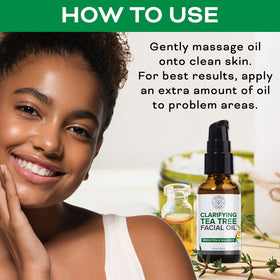 Beauty Foundry oil applied on cheek showing calming effect and smoother-looking skin