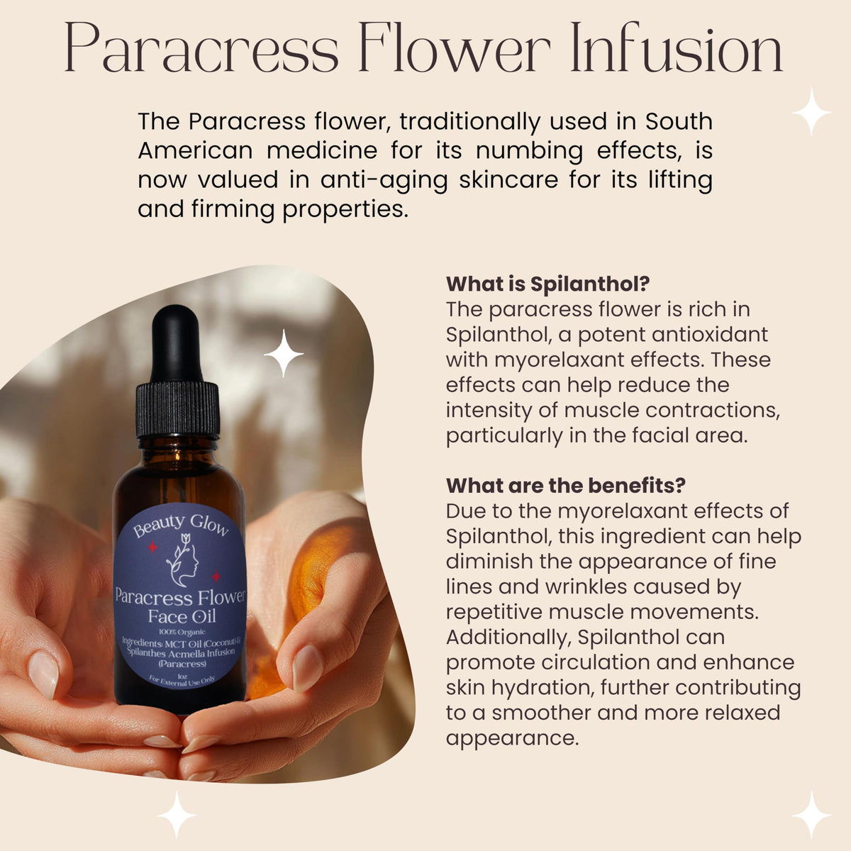 Beauty Glow pipette dispensing serum into hand for precise, non-greasy application