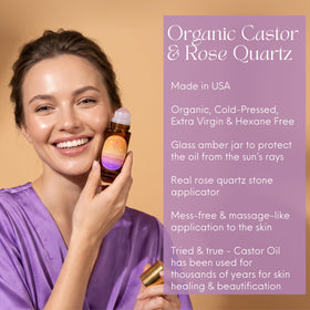 Beauty Glow rose quartz roller close-up delivering cooling massage benefits