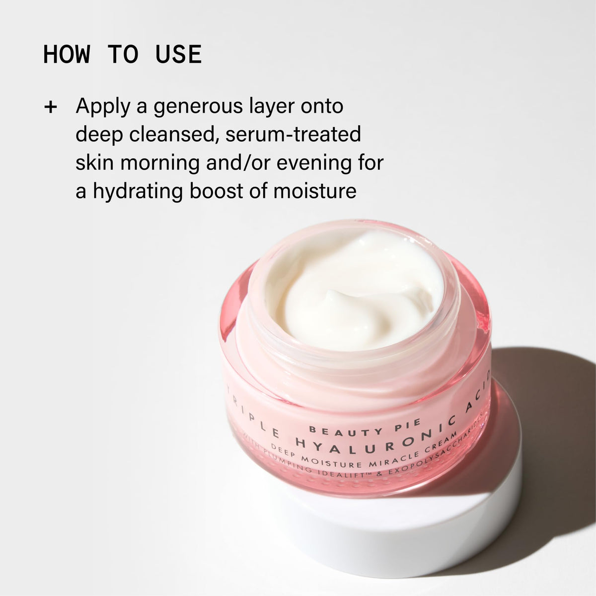 Beauty Pie jar on bathroom counter illustrating everyday skincare routine benefit