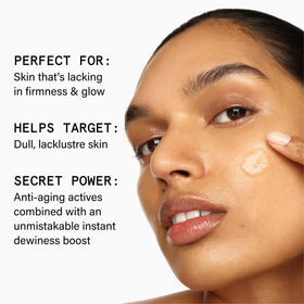 Beauty Pie pump close-up demonstrating easy dispensing and controlled use benefit