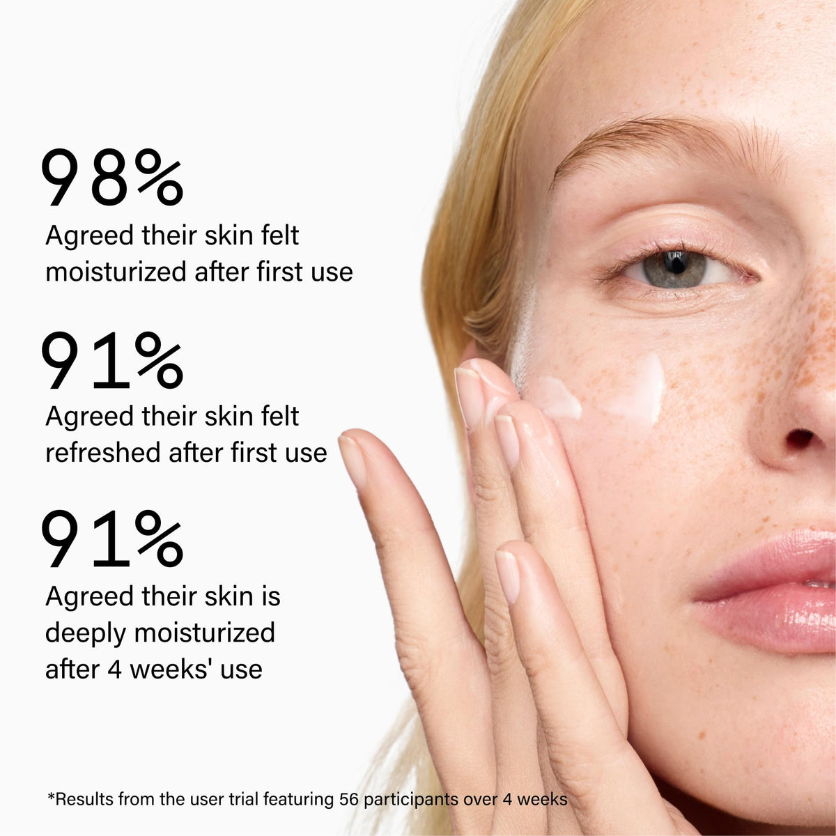 Beauty Pie 50ml jar beside ruler to show true size and travel-friendly benefit