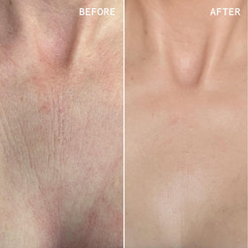 Beauty Pie serum texture close-up, lightweight absorbent formula visible