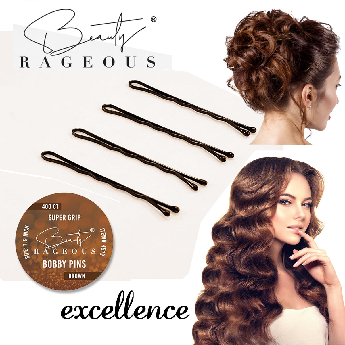 Beauty Rageous rounded pin ends detail protecting scalp comfort during long wear