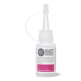 Beauty Secrets glue dispense closeup demonstrating precise application and fast hold