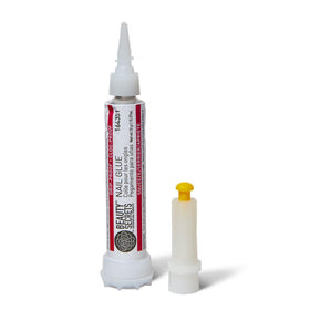 Beauty Secrets nozzle close-up highlighting drip-proof applicator benefit