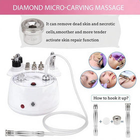 Beauty Star full set of nine diamond tips laid out for targeted resurfacing benefit