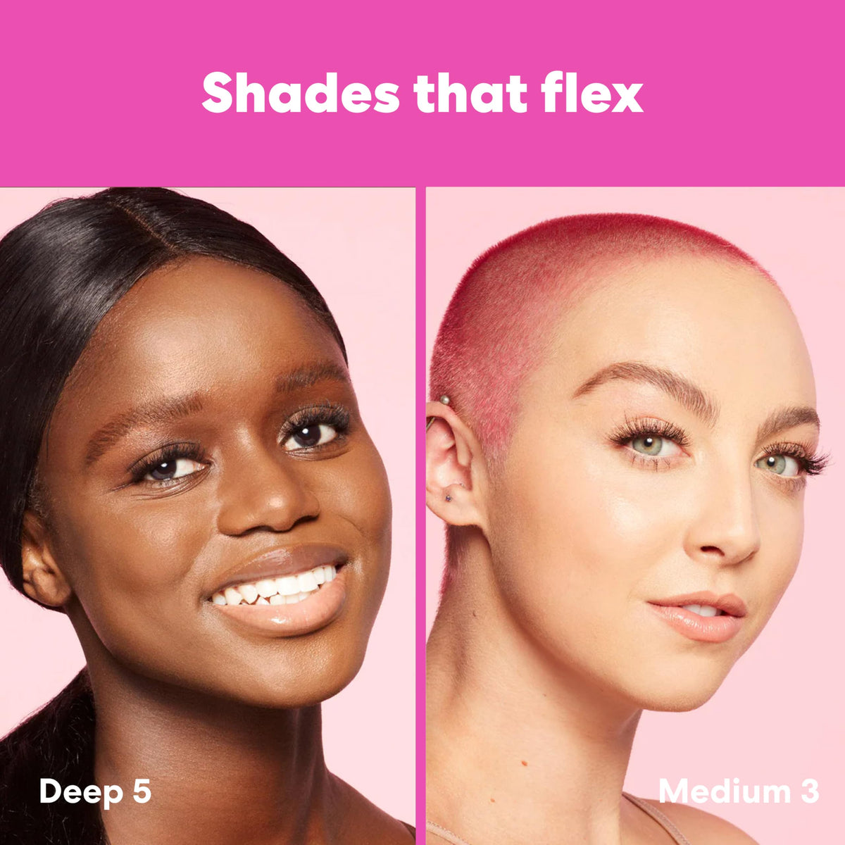 beautyblender swatched on arm showing buildable coverage benefit