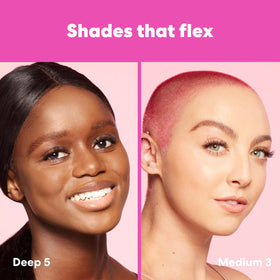 beautyblender swatched on arm showing buildable coverage benefit