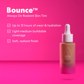 beautyblender close-up of serum texture highlighting hydration
