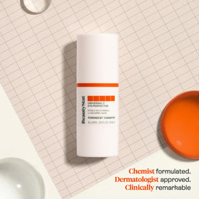 BeautyStat ingredient highlight with vitamin C showing brightening benefit