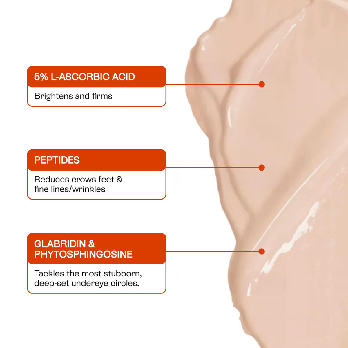 BeautyStat product label and Leaping Bunny certification showing trust benefit