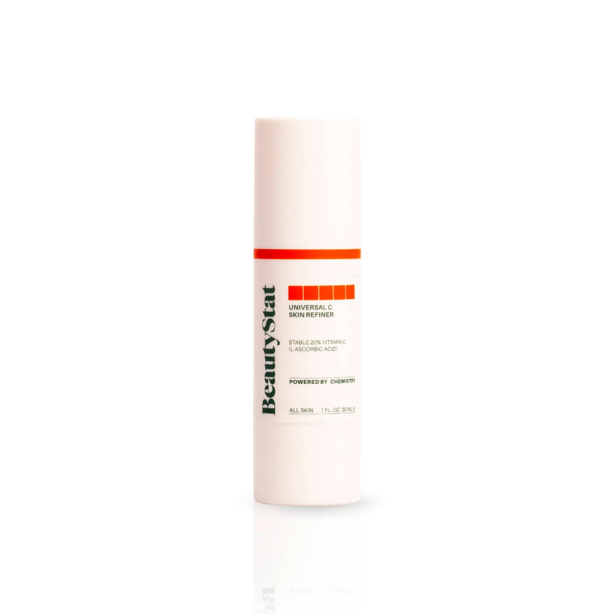 BeautyStat front packaging showing tube and label for clear identification and benefit