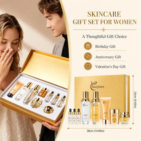 BEAUTYTURESS kit held in hand for size comparison and travel-friendly convenience