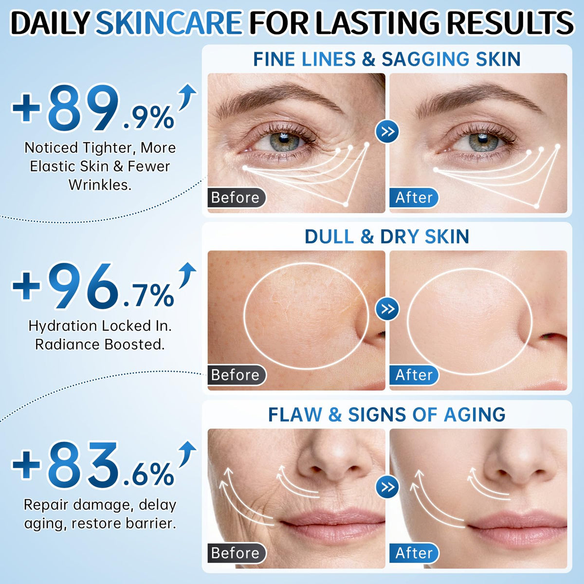 BECHOICEN sheet mask in use on model delivering instant hydration benefit: intensive moisture boost