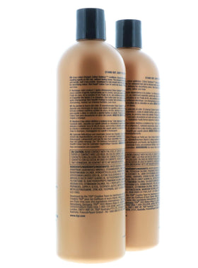 Bed Head Color Goddess bottles next to a ruler showing 25.36 fl oz size