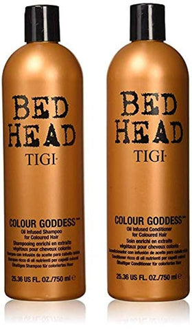 Bed Head Color Goddess front packaging showing bottles and branding for color care