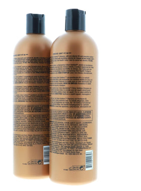Bed Head Color Goddess ingredients display with almond oil coconut oil and keratin