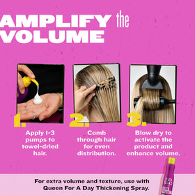 Bed Head Small Talk label detail highlighting key ingredients and benefits