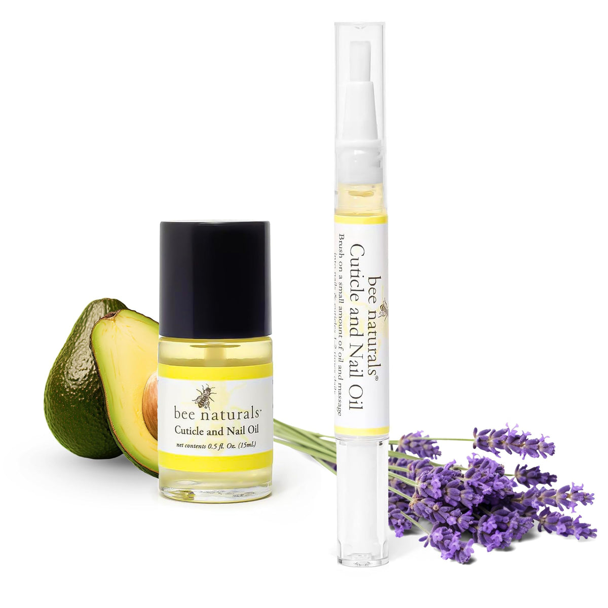 Bee Naturals front packaging showing kit benefits and scent options