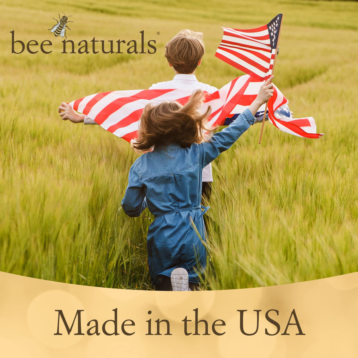 Bee Naturals ingredient oils flatlay highlighting natural nourishment