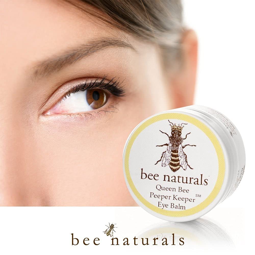 Bee Naturals in morning routine setting showing refreshed, rested eyes