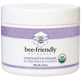 BeeFriendly front jar view shows premium organic night cream packaging and brand clarity