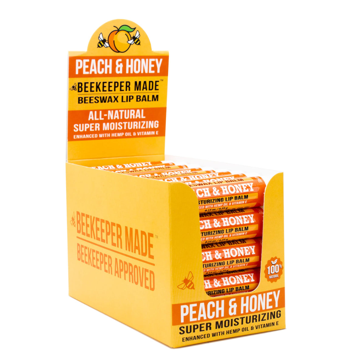 Beekeeper Made close-up of balm texture, highlighting creamy beeswax and butters for hydration