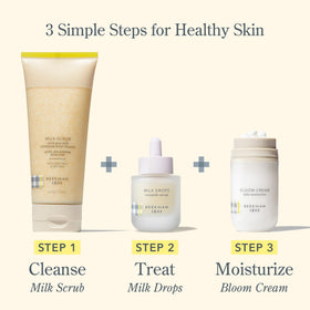Beekman 1802 placed by a sink in a bathroom setting showing daily routine use