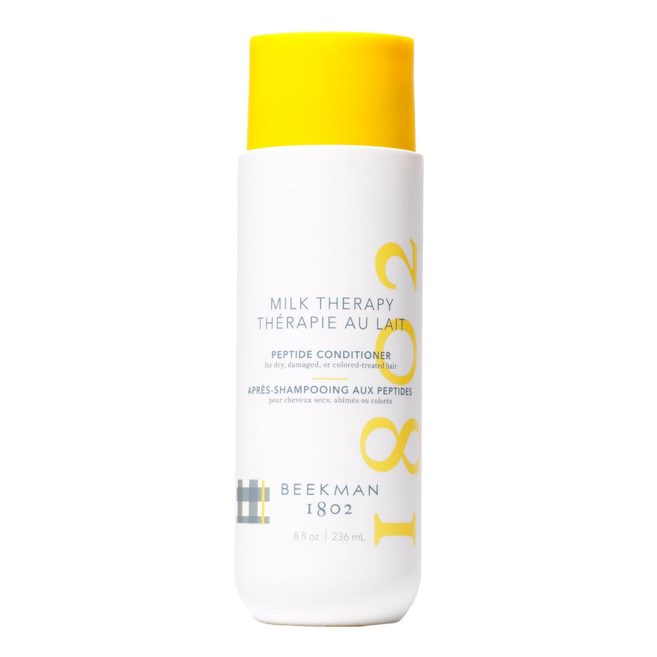 Beekman 1802 front packaging showing Milk Therapy conditioner and benefits