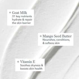 Beekman 1802 goat milk ingredient highlighting nourishing proteins