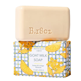 Beekman 1802 front packaging showing honey and orange blossom scent benefits
